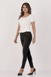 Women's Knitted Tops (White)